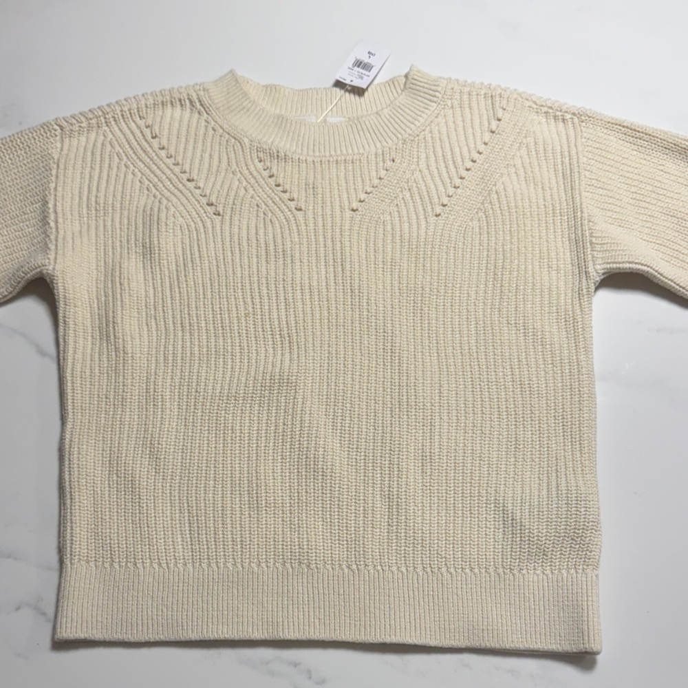 GAP Kids Cream Knit Sweater